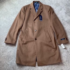 Nautica camel mens coat size R40 classic fit top coat